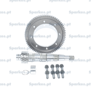 Crown wheel & pinion, 15 / 68 + BOLT