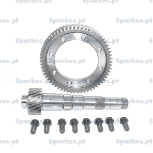 Crown wheel & pinion, 18 / 61 + BOLT